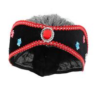 QUMIIRITY Perruque Courte Grise Pour Costume Déguisement Halloween Et Cosplay Pour Garçon Fille Avec Chignon Pour Et Spectacles