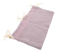 QUMIIRITY Pochette de rangement latérale pour lit de bébé organiseur de station à couches pour rails de lit de bébé organisateur de poussette violet