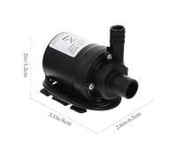 QUMIIRITY Pompe de Surpression Solaire Submersible Dc24V Micro Pompe à Eau Domestique en Plastique Technique Compacte pour Chauffe-Eau Fonctionnement Silencieux sous 60°C Usage Piscine