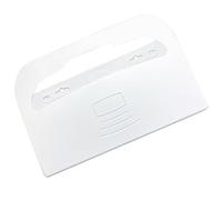 QUMIIRITY Porte-Papier Toilette Mural sans Perçage en Abs, Distributeur pour Papier Toilette et Couvre-siège, Support Compact pour Salle de Bain, Usage Public et Privé, Installation Facile,