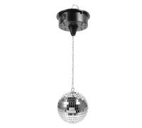 QUMIIRITY Projecteur de Boule Disco Miroir Rotative 12cm en Plastique Légère Moteur, Lampe à Boule Rotative Suspendue pour Fête et Décoration de Scène