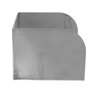 QUMIIRITY Protecteur de Gouttière en Acier Inoxydable Robuste pour Angles de Mur et Sols en Ciment, Extension de Drain Eau de Pluie Simple à Installer pour Drainage Lors de Fortes Pluies