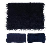 QUMIIRITY Set de 3 Accessoires pour Photographie de -né en Fibre Polyacrylique, Couverture et Langes Élégants pour Créer de Beaux Souvenirs la Maison