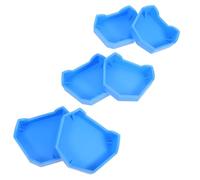 QUMIIRITY Socle de Modèle en Plastique Robuste pour Laboratoire, Kit de Base de Moulage Support de Maquette en Plâtre, Accessoire Professionnel pour Empreintes Dentaires, Base de Plateau