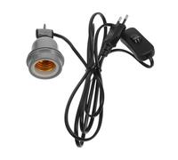QUMIIRITY Support Lampe Chauffante Céramique avec Câble et Interrupteur Montage Suspendu Facile Compatible Ampoules Uvb et Chauffantes pour Reptiles Lézards Serpents