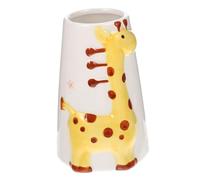 QUMIIRITY Support pour Bouteille Eau Céramique pour Lapin et Rongeurs Porte-Abreuvoir Antifuite et Sécurisé pour Hamster Chinchilla Hérisson Jaune