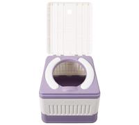 QUMIIRITY Toilettes Portables Pliables pour Voiture et Urgence en PVC Coussin, Siège Confortable, Polyvalent, Pliable, pour Adultes et Garçon et Filles Lors de Voyages sur Route