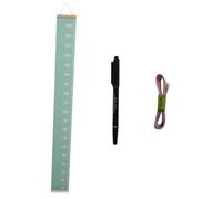 QUMIIRITY Toise Murale De Croissance Pour Garçon Et Filles En Toile Picturale Vinyle Vert Avocat Mètre Ruban Et Marqueur, Tableau De Mesure Mural Pour Chambre D’garçon Et Filles Décor Nordique
