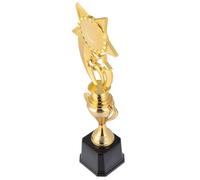 QUMIIRITY Trophée Sportif Créatif en Plastique Abs Couleur Or pour Garçon et Filles, Récompense Élégante pour Fêtes et Classe, Prix Concours Étoile à Cinq Branches Réutilisable
