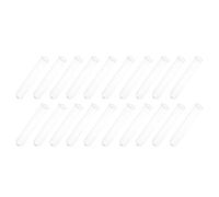 QUMIIRITY Tubes à Essai Résistant et Pratique en Verre Transparent Lot de 20 de 25 Ml, Multi-usages pour Expériences Scientifiques et Production de Colle