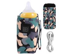 Qumiuu Chauffe-biberon de voyage, chauffe-biberon USB pour voyage,Chauffe-biberons USB portables | Garde-chaleur de bouteille de lait à contrôle précis de la température, pour la maison, les voyages