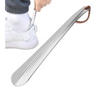 Qumiuu Chausse-Pied Long Manche - Outil D'Aide À L'Habillage - 30 Cm Chausse-Pieds En Acier Inoxydable Avec Manche | Pour Personnes Âgées, Femmes Enceintes, Adolescents, Sneakers, Bottes, Talons