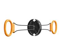 Qumiuu Extenseur de pectoraux pour Homme | Rotation à Volant Pliable avec poignée antidérapante | Exerciceur de Musculation des Bras | pour Salle de Sport Maison Voyage Hommes Femmes Renforcement