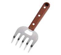 Qumiuu Griffes À Viande Ergonomiques | Griffes Pour Porc Effiloché,Outil Cuisson Acier Inoxydable Épais pour Barbecue Papa Restaurant Père