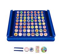 Qumiuu Jeu D'Échecs Inverse De Correspondance sur Plateau - Set De 64 Pièces pour Activité De Pensée Logique Stimulante - Plateau D'échecs pour Filles Et Garçons - pour Garçons Filles Famille