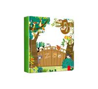 Qumiuu Livres Interactifs pour - Livre d'Histoires avec 3D d'animaux,Livres Interactifs 3D Au Design Pop - pour et Filles, Anniversaire, Lecture, Voyage,