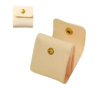 Qumiuu Petit Coffret à Bijoux de Voyage - Pochette de Rangement Enroulable avec Fermoir | Organisateur de Bijoux de Voyage Pliable - Pour Femmes, Filles, Bagues, Bracelets et Broches