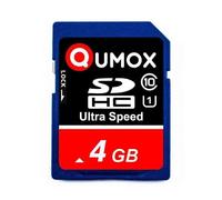 Qumox 4Go carte mémoire SD classe 10 SDHC Class 10 UHS-I Secure Digital Memory Card G