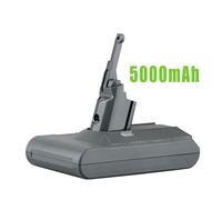 QUMOX 5000mAh Batterie 21,6V pour Dyson V8 SV10 Absolute Animal Fluffy Motorhead Aspirateur, Dyson V8 série Batterie