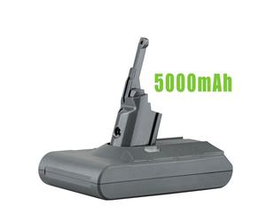 QUMOX 5000mAh Batterie 21,6V pour Dyson V8 SV10 Absolute Animal Fluffy Motorhead Aspirateur, Dyson V8 série Batterie