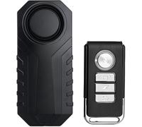 Qumox Alarme Antivol 113 DB pour Vélo, Moto, Trottinette - Capteur de Mouvement sans Fil, Télécommande 20 m, Volume & Sensibilité Réglables, Étanche IP55