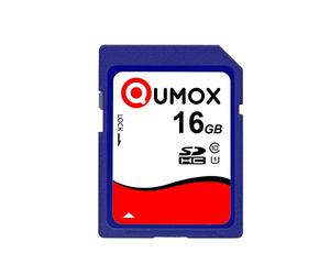 QUMOX Carte Mémoire 16Go SDHC 16 Go Class 10 UHS-I 16Go Nouveau