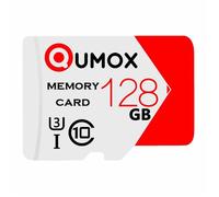 Qumox Carte Mémoire micro sd sdxc 128Go TF 128G 128GB classe 10 80Mo/s pour Samsung Huawei Xiaomi portable tablette