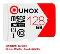 Qumox 128 Go Micro SD SDXC Carte mémoire flash - Class 10