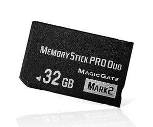 QUMOX Carte Mémoire Stick Pro Duo 32 Go Mark2 - Haute Vitesse, Compatible PSP 1000/2000/3000, Appareils Photo et Caméscopes