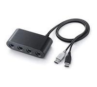 Qumox contrôleur gamecube gc adaptateur pour wii u, nintendo switch et pc adaptateur gamecube 4 ports usb G