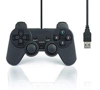 QUMOX Dual vibration USB par fil Manette de jeu Gamepad Controleur Joystick Pour PC(Windows XP/7/8/8.1/10)
