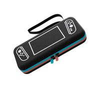 QUMOX Étui Rigide Compatible avec Switch 2 - Pochette de Transport avec Dragonne, Emplacements pour Cartes et Poche Zippée - Protège la Console Nintendo Switch 2 et Ses Accessoires