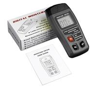 QUMOX humidimètre numérique pour bois de chauffage, petit détecteur d'humidité portatif pour bois de chauffage, détecteur d'humidité pour bois de corde, meubles, sol, mesure de l'humidité du bois.