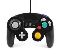 QUMOX Joypad Gamepad Noir Filaire Classique pour ND GC & Wii (Fonction Lente Turbo)