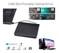 Qumox Lecteur DVD Externe USB 3.0 Lecteur DVD CD Externe Portable CD DVD +/-RW ROM Player Ultra Slim Compatib Windows 10/8/7/XP/Vista, Linux, Laptop, MAC OS X, Apple, Desktop, PC G