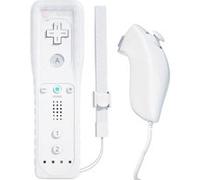 QUMOX Manette Wii avec Nunchuck,Wii Contrôleur Wii Télécommande Wii Remote Controller avec Contrôleur Nunchuk G