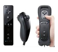 Qumox manette wiimote noire - wii nunchunk - produit compatible pour wii u wii mini
