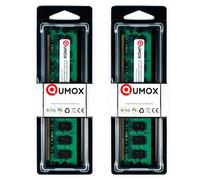 Qumox - Mémoire RAM DDR2 DIMM 2GB 800 x2
