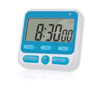 QUMOX Minuteur de Cuisine numérique avec Alarme et Grand écran LCD HX106 Bleu