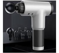 Pompe de massage et nage Qumox Qumox pistolet de massage musculaire, masseur de muscle 4 têtes de massage pour récupération de fatigue et de détente cou et épaule