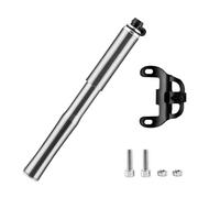 QUMOX Pompe à vélo Portable Mini, Haute Pression pour Cadre - Compatible avec Presta et Schrader - Fiable, compacte et légère - Pompe à vélo pour vélos de Route, VTT et BMX