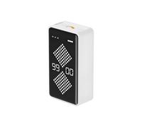 QUMOX Sablier F8 - Minuteur numérique à Compte à rebours et Compte à rebours avec Affichage LED, Absorption magnétique, Fonctionnement Silencieux, Rechargeable, pour étudier, Cuisiner et Travailler