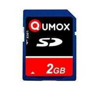 QUMOX SD Secure Digital Flash memoire Carte 2Go 2048 Mo Carte mémoire SD pour téléphone Appareil Photo