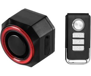 QUMOX SF33R Feu Arrière Vélo avec Alarme, Recharge USB-C, Feu Stop Intelligent, IP65 Étanche, Télécommande, Sirène Anti-Vol pour Vélo, VAE, Trottinette