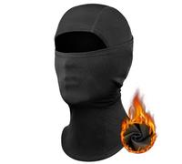 Qunature Cagoule Polaire Lycra Hiver Balaclava Coupe-Vent, L, Noir