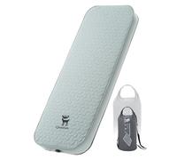 Qunature Matelas de Camping Auto-gonflant 10 cm - Mousse + Air, Structure Télescopique en Y, R-Value 6, Double/Solo, Compact & Portable, Étanche, pour Randonnée/Tente/Van