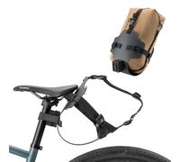 Qunature Support Sacoche de Selle Vélo, Sacoche Étanche, Fixation pour Porte-Bagages Arrière Compatible VTT et Vélo de Route, Noir