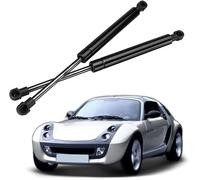 QUNINE 2Pcs Vérin Hayon de Coffre Arrière pour Smart Roadster (452) Cabrio 2003 2004 2005, Voiture Vérins à Gaz Capot Capot Coffre Hayon Choc Ascenseur Barre de Support