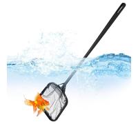 Quniwokid Petit filet de bassin pour le nettoyage - 35 cm, filet de piscine pour le nettoyage, filet de piscine portable, filet d'écumoire à mailles fines, accessoires portables pour enlever les