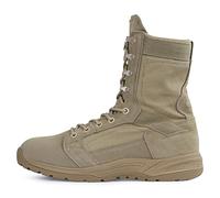 QUNLON Bottes Militaires pour Hommes Bottes de Combat Bottes de Cavalerie Respirantes Bottes Tactiques Légères Bottes de Randonnée Antidérapantes Modèle831-Beige-42EU